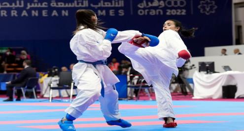 دورة البحر المتوسط.. 3 فضيات وبرونزيتان لمصر في الكاراتيه.. وضمان ميدالية مصارعة